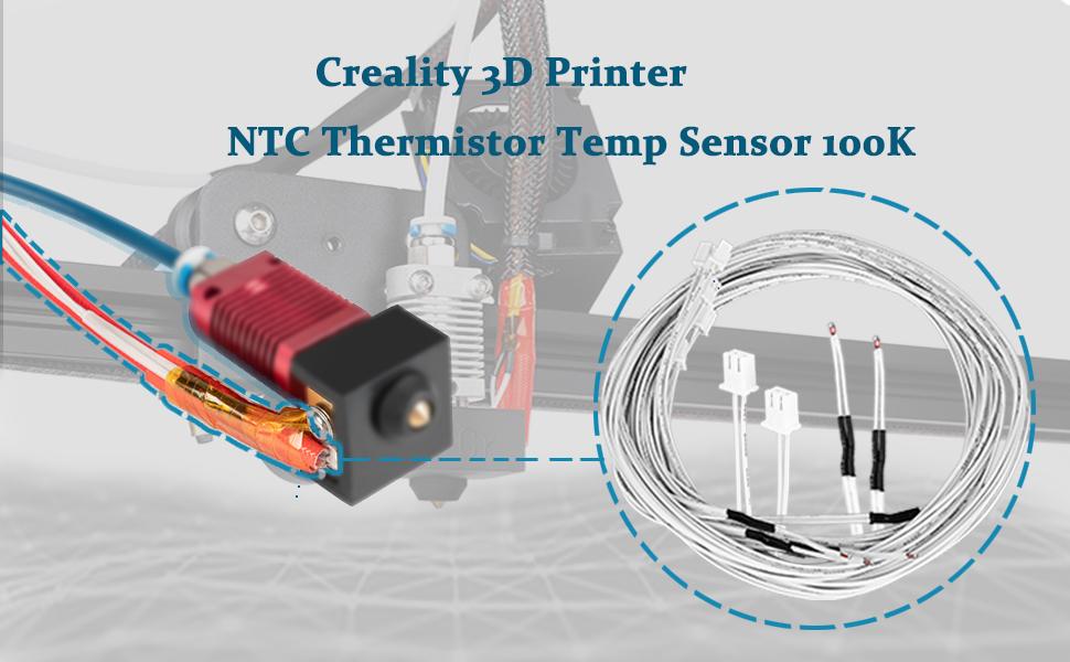 A temperature sensor for a Creality 3D printer.