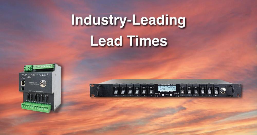 Circuitrons DC Distribution Panels have industry-leading lead times.