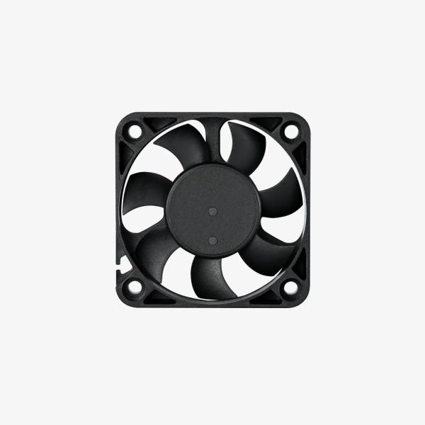 A small black square computer cooling fan.