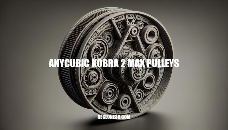 Anycubic Kobra 2 Max Pulleys: Enhancing Your 3D Printing Experience