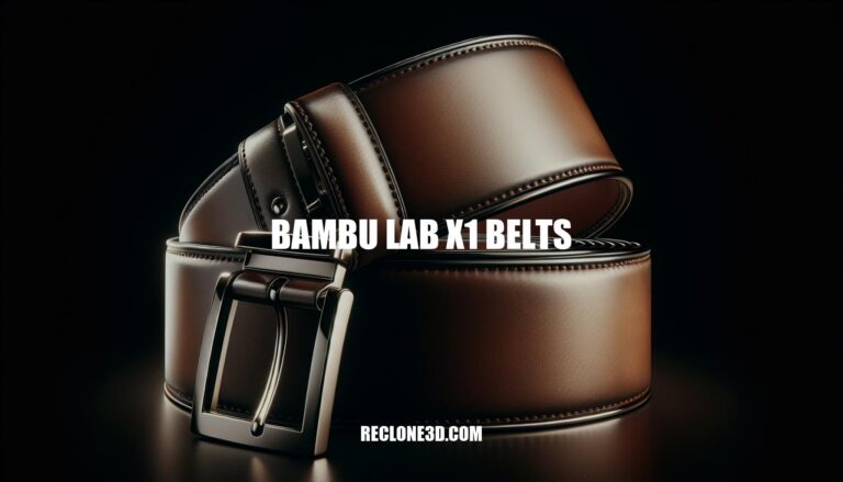 Elevate Your Style with Bambu Lab X1 Belts