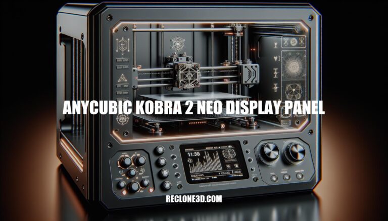 Enhance Your 3D Printing with Anycubic Kobra 2 Neo Display Panel