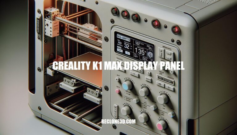 Enhancing User Experience with Creality K1 Max Display Panel