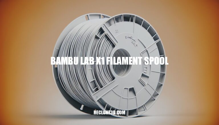 Explore the Bambu Lab X1 Filament Spool