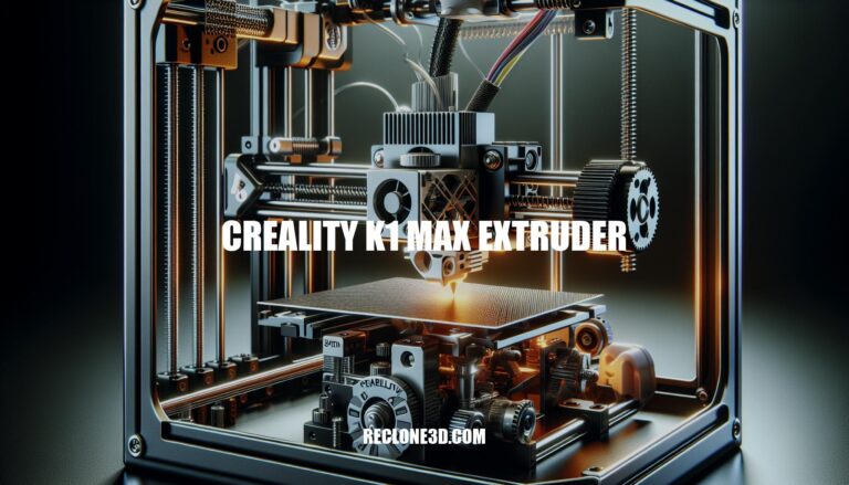 Exploring the Creality K1 Max Extruder