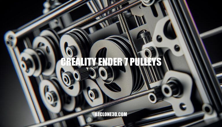 Guide to Creality Ender 7 Pulleys
