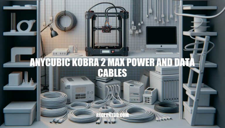 Optimizing Your 3D Printing Setup with Anycubic Kobra 2 Max Power and Data Cables