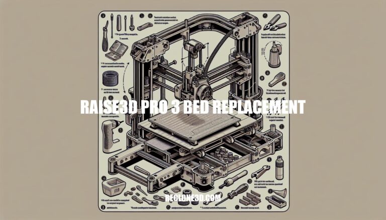 Raise3D Pro 3 Bed Replacement Guide
