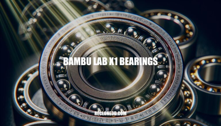 The Ultimate Guide to Bambu Lab X1 Bearings