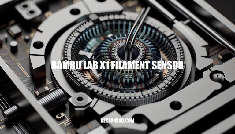 The Ultimate Guide to Bambu Lab X1 Filament Sensor