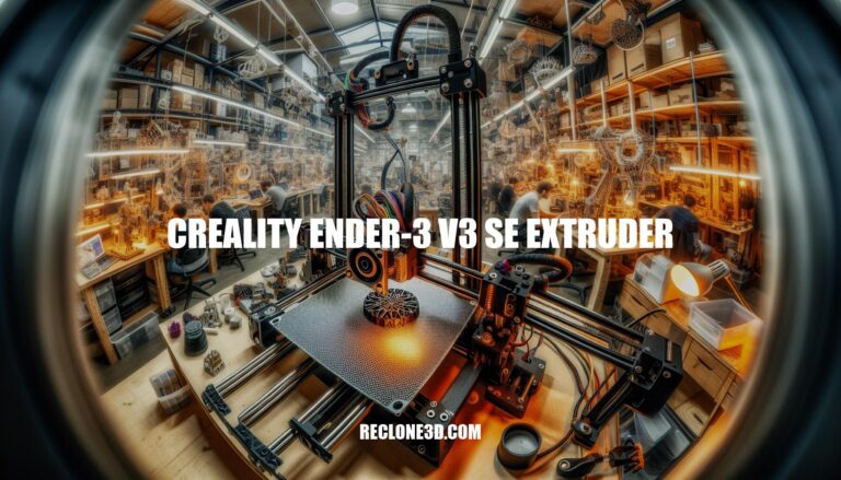 The Ultimate Guide to Creality Ender-3 V3 SE Extruder
