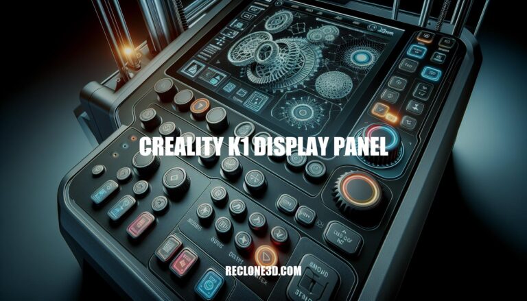 The Ultimate Guide to Creality K1 Display Panel