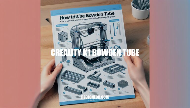 Ultimate Guide to Creality K1 Bowden Tube