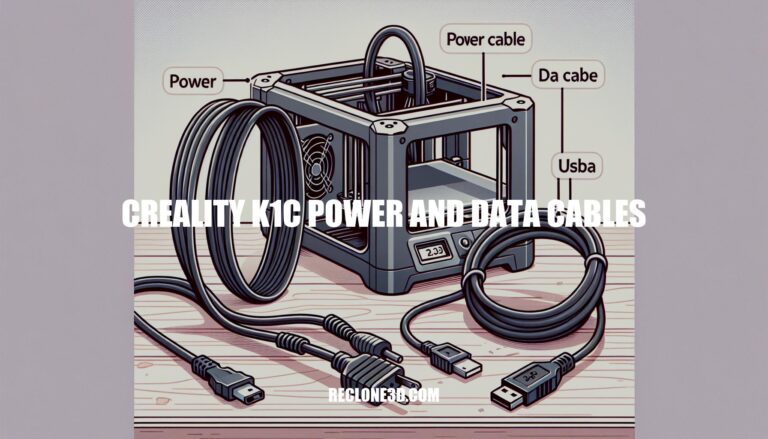 Understanding Creality K1C Power and Data Cables