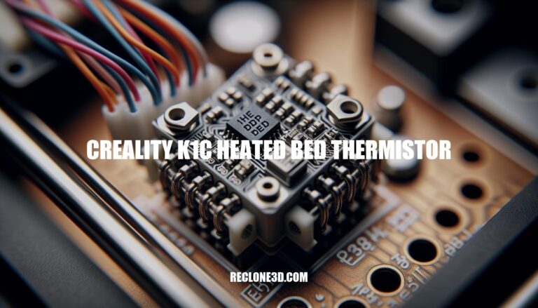 Understanding the Creality K1C Heated Bed Thermistor